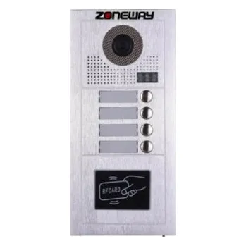 RFID přístupový systém/video zvonek - bytové tablo Zoneway ZW-619-4D