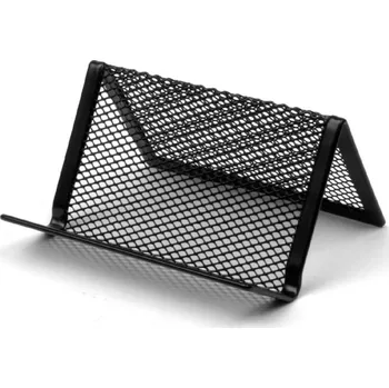 Drátěný stojánek na vizitky DKC1406 černý, vizitkář