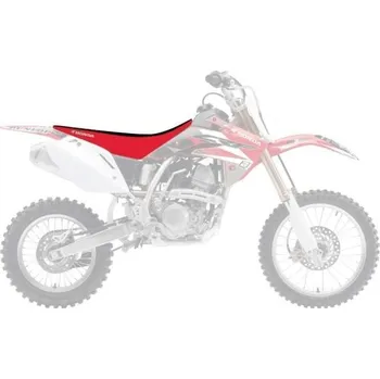 Moto sedlo BLACKBIRD potah sedadla HONDA CRF 150R 07-19, DOUBLE GRIP 3, barva červená+černá