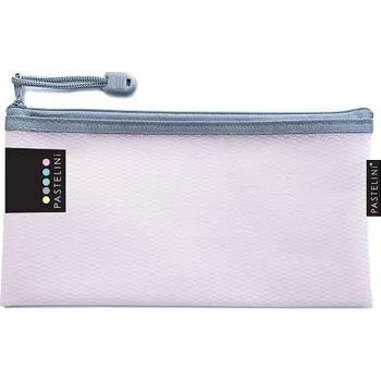 Spisové desky na zip síťované PASTELINI - DL / růžová