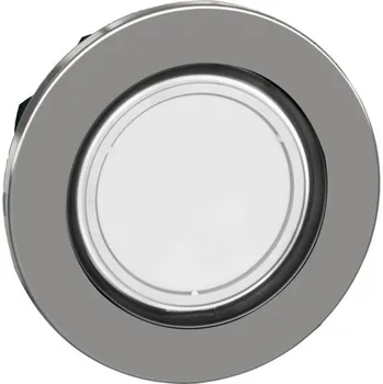 vypínač ZB4FA18 Ovládací hlavice stiskací se symbolem, zapuštěná montáž, Bílá, Schneider Electric