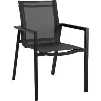 Zahradní lehátko Brafab Záhradná stolička DELIA - Čierna