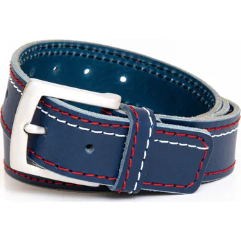 Opasek Kožený opasek s nerezovou sponou Rozměry opasku: Obvod pasu: 75 cm (Celková délka: 90cm)