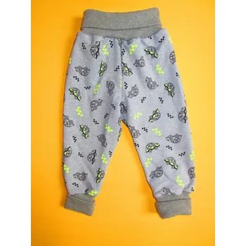 Arex, ČR Rostoucí tepláčky s potiskem Barva: šedá + žlutá, Velikost: 68