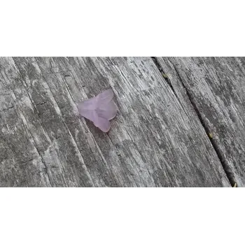 Materiál na výrobu šperku plastový korálek zvonek, 14 x 10 mm, sv. růžový