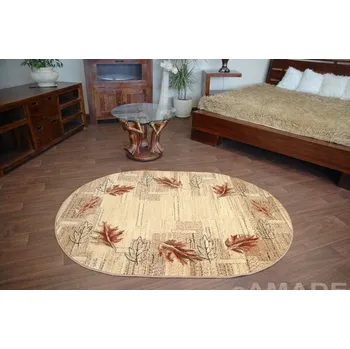 Koberec Orfa Kusový koberec STANDARD OLSZA ovál - béžový - 120x170cm
