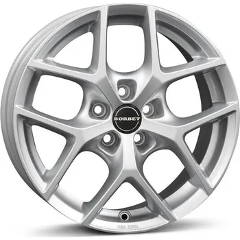 Alu kolo Alu disk Borbet Y 9x19, 5x120, 72.5, ET30 crystal silver