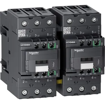 Jistič LC2D40ABBE TeSys D Green 3P reverzační 40A 24V DC, Schneider Electric