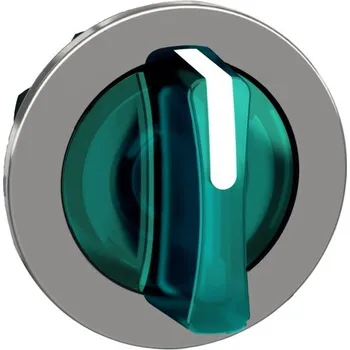 vypínač ZB4FK1533 Ovládací hlavice otočná otočná, zapuštěné provedení, Zelená, 3 pozice s návratem do středu, Schneider Electric