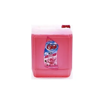 WC čistič GO! WC GEL ROSE & MAGNOLIA 5l červený