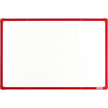 Keramická tabule boardOK na fixy s červeným rámem Velikost: 60 x 90 cm