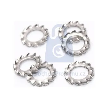 Matice Podložka vějířová, DIN 6798A, nerez A2 21, balení 200 ks