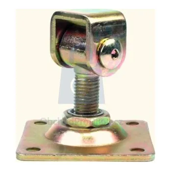 pant Závěs stavitelný k přišroubování M18 podl. 90 x 90 mm, ŽLUTÝ zinek, balení 1 ks