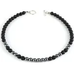 Pánský náhrdelník Hematit & Láva