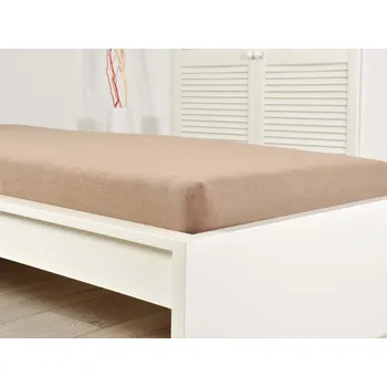 Prostěradlo Smolka froté prostěradlo 90x200 - ořechová