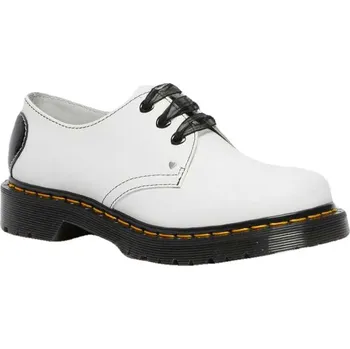 Dámské kozačky boty dámské DR. MARTENS - 1461 Hearts - white/black