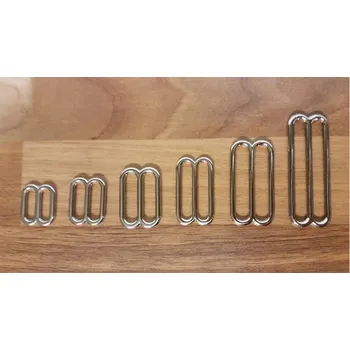 karabina Průvlečná spona KOVOVÁ - 6 velikostí (Spona kovová 17 - 50 mm)