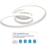 Trio Leuchten R62751131 SANSA - Stropní lustr stmívatelný klasickým vypínačem, LED 18,5W, 4000K, 2150lm (Moderní stropní lustr s příjemnou neutrální barvou světla, montura v matné bílé barvě)