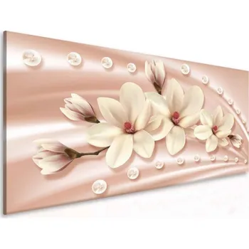 Malvis ® Obraz něžné květy Velikost (šířka x výška): 200x100 cm