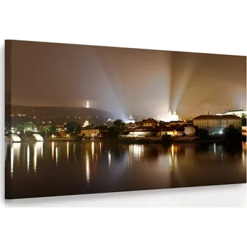 Obraz Malvis ® Obraz - Noční Praha Velikost: 60x40 cm