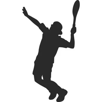 Samolepicí dekorace na vozidlo SI0110006B - tenis - 100 x 67 mm doleva