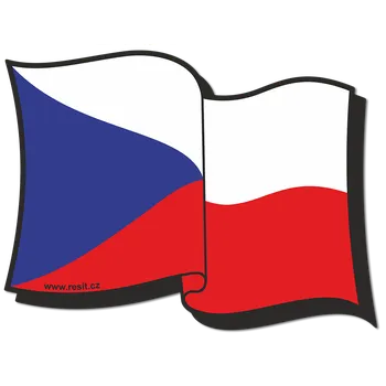 samolepka Samolepka - vlajka ČR