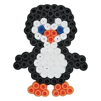 Dětské navlékací korálky HAMA Podložka Tučňák H8227 na MAXI korálky