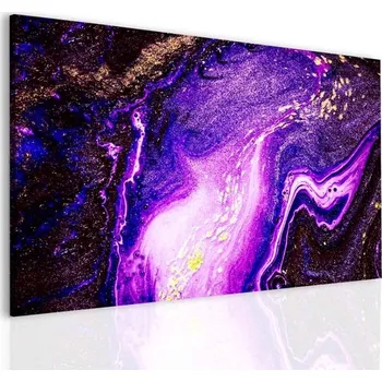 Malvis ® Obraz abstrakce v tónech fialové Velikost (šířka x výška): 60x40 cm