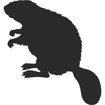 Samolepící dekorace SI0115005F - Bobr - 160 x 155 mm doleva