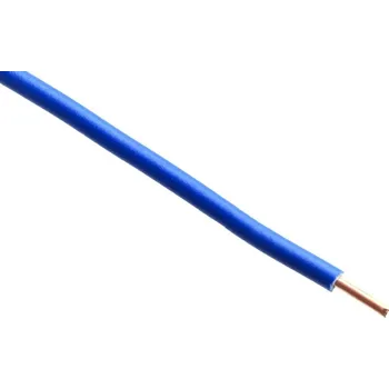 elektrický kabel Vodič CY 4 tm. modrá, H07V-U