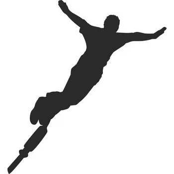 Samolepicí dekorace na vozidlo SI0110014F - bungee jumping - 160 x 146 mm doleva