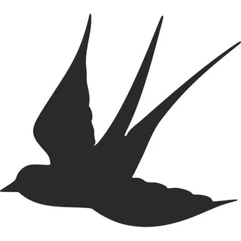 Samolepící dekorace SI0115502F - Vlaštovka - 160 x 155 mm doleva