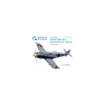 Plastikový model 1/48 Bf 109E-1/E-3 3D-Print&colour Interior (EDU)