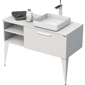 Koupelnový nábytek Koupelnová skříňka pod umyvadlo Naturel Luxe 110x36x50 cm bílá mat LUXE110PBMBU32