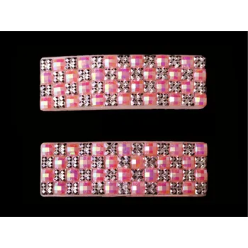 sponky do vlasů, 2 ks Barva: tmavě růžová