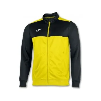 Pánská mikina Mikina Joma Winner zip Barva: Žluto černá, Velikost: 3XS