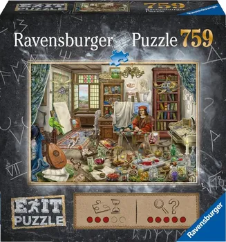 Puzzle Ravensburger Exit Puzzle: Umělecké studio 759 dílků
