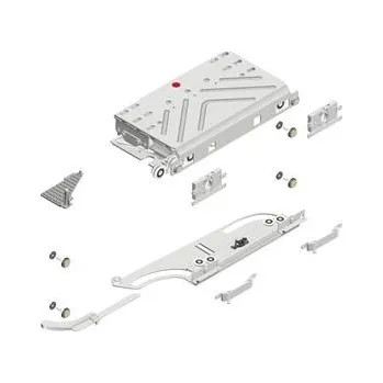 CINETTO PS40 sada kování na levé dveře 60 kg naložená konstrukce v jedné rovině