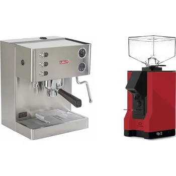 Příprava kávy Lelit Elizabeth PL92T + Eureka Mignon Silenzio, BL ferrari red