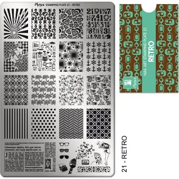 Přípravek na nehty Moyra Retro 21 deska na nehty
