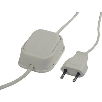 vypínač Nožní spínač s přípojným vedením, barva bílá