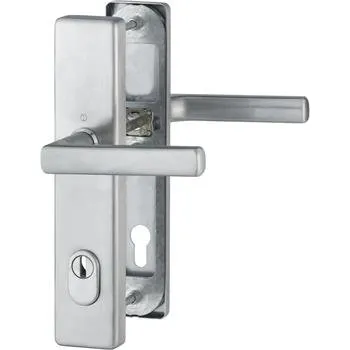 HOPPE DALLAS bezpečnostní sada klika-klika rozteč 92mm zakrytí vložky F69 nerez