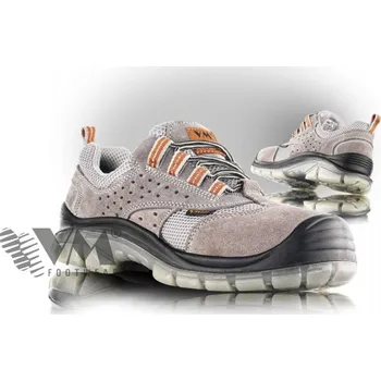 Pracovní obuv VM Footwear obuv TIRANA 3195-O1 kožená v kombinaci s textilem polobotka - 44