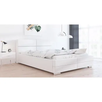 Postel Čalouněná postel Bari 160/200 cm s úložným prostorem madrid - ekokůže