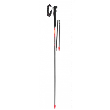 Nordic walkingová hůl LEKI Micro RCM Superlight 65025861 neonred/carbon/neonyellow 2020 130 cm