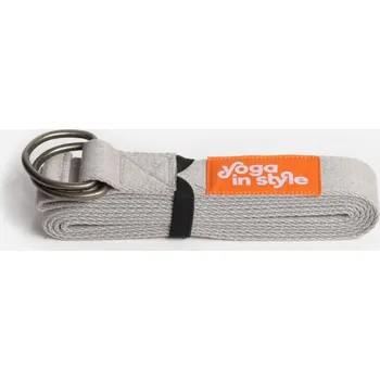 podložka na cvičení Přitahovací pásek na jógu Light Grey