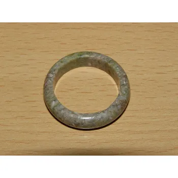 Drahý kámen Jaspis pestrý - Prstýnek - průměr 21 mm - kp81