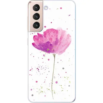 Telefonní příslušenství Odolné silikonové pouzdro iSaprio - Poppies - Samsung Galaxy S21