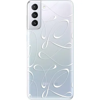 Pouzdro na mobilní telefon Odolné silikonové pouzdro iSaprio - Fancy - white - Samsung Galaxy S21+
