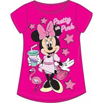 Chlapecké tričko Setino Tričko s krátkým rukávem Minnie růžové bavlna 98 cm